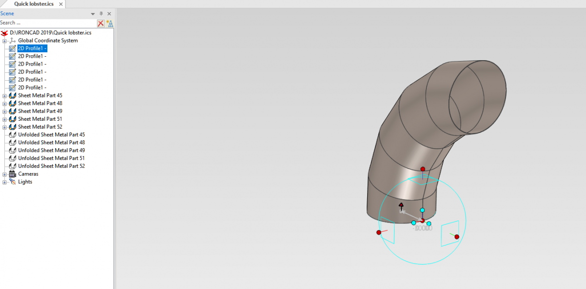 Lobster back sheet metal bends - General Discussion - IronCAD Community