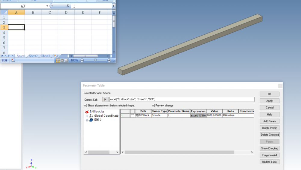 IronCAD Excel Driven General Discussion IronCAD Community