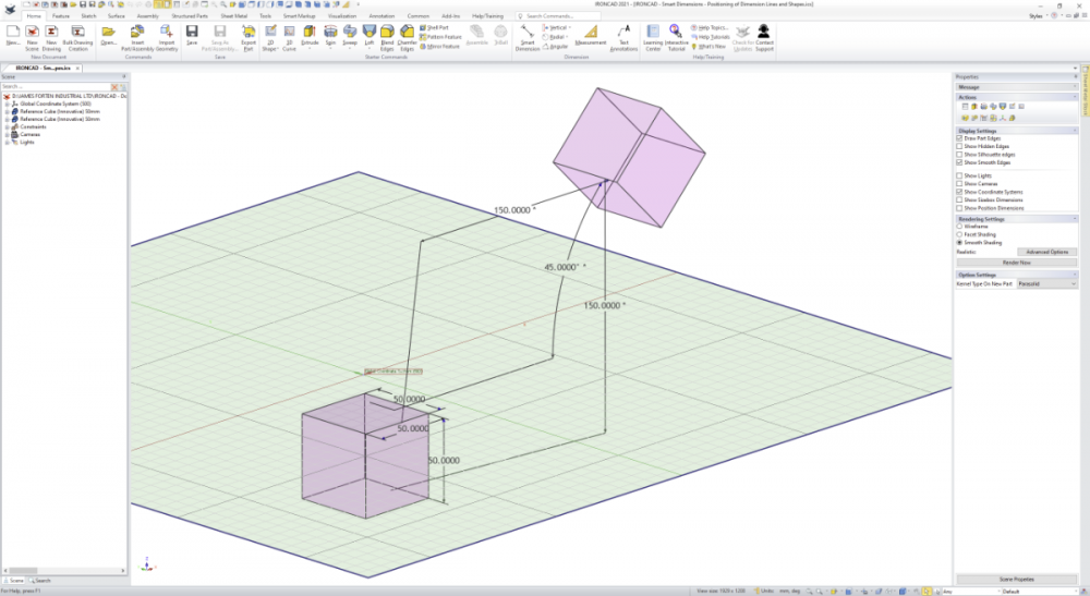IRONCAD - Smart Dimensions - Positioning of Shapes.PNG