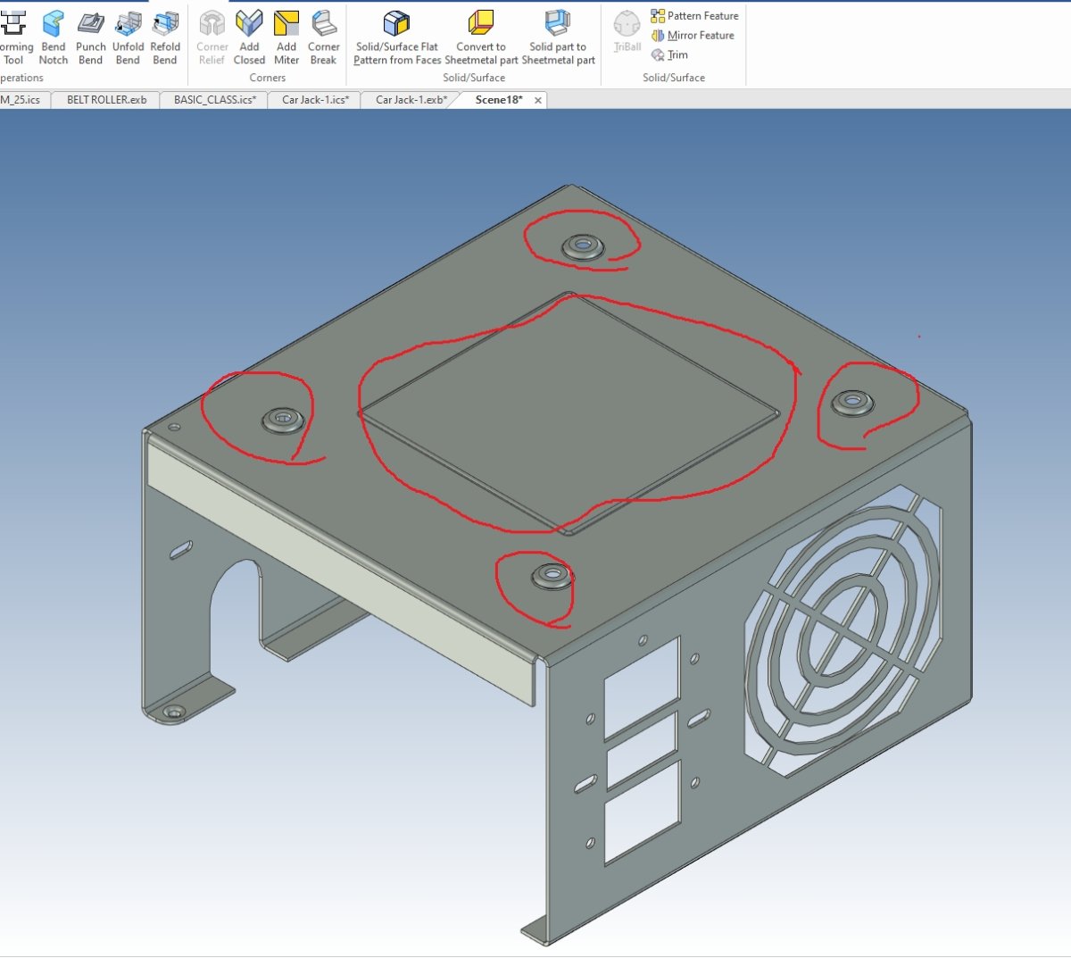 SolidEdge sheet metal part. - General Discussion - IronCAD Community