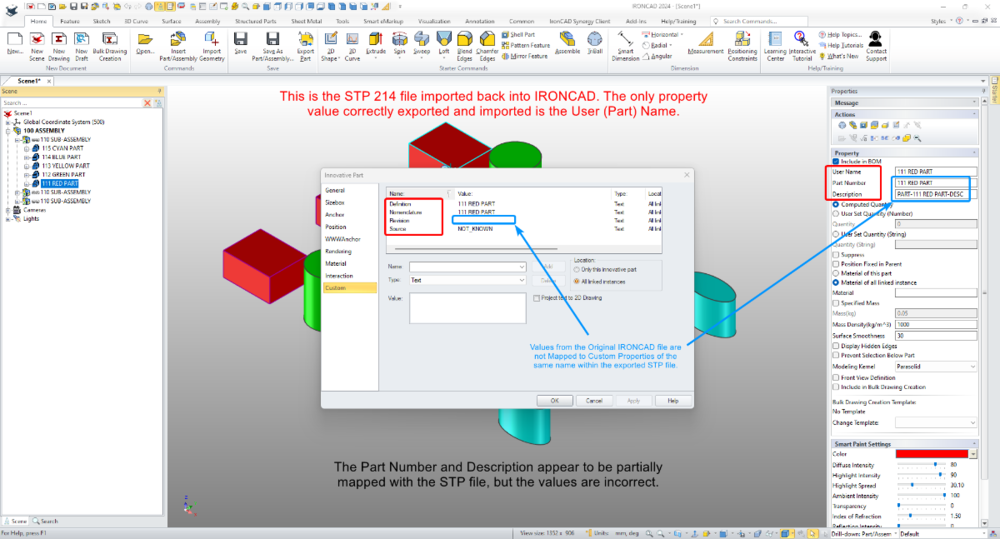 STP Custom Properties - STP 214 Imported Back into IRONCAD.png